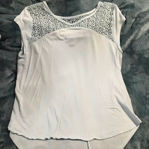 Light Blue Lace Top